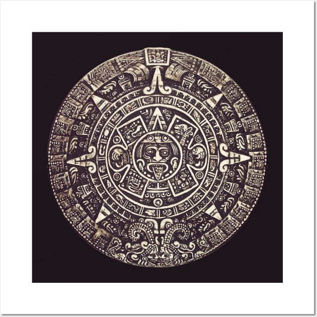 Mayan Calendar Art Wall Art by Blue Planet Boutique